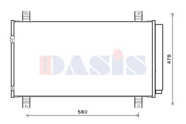 AKS DASIS Kondensaator,kliimaseade 142037N